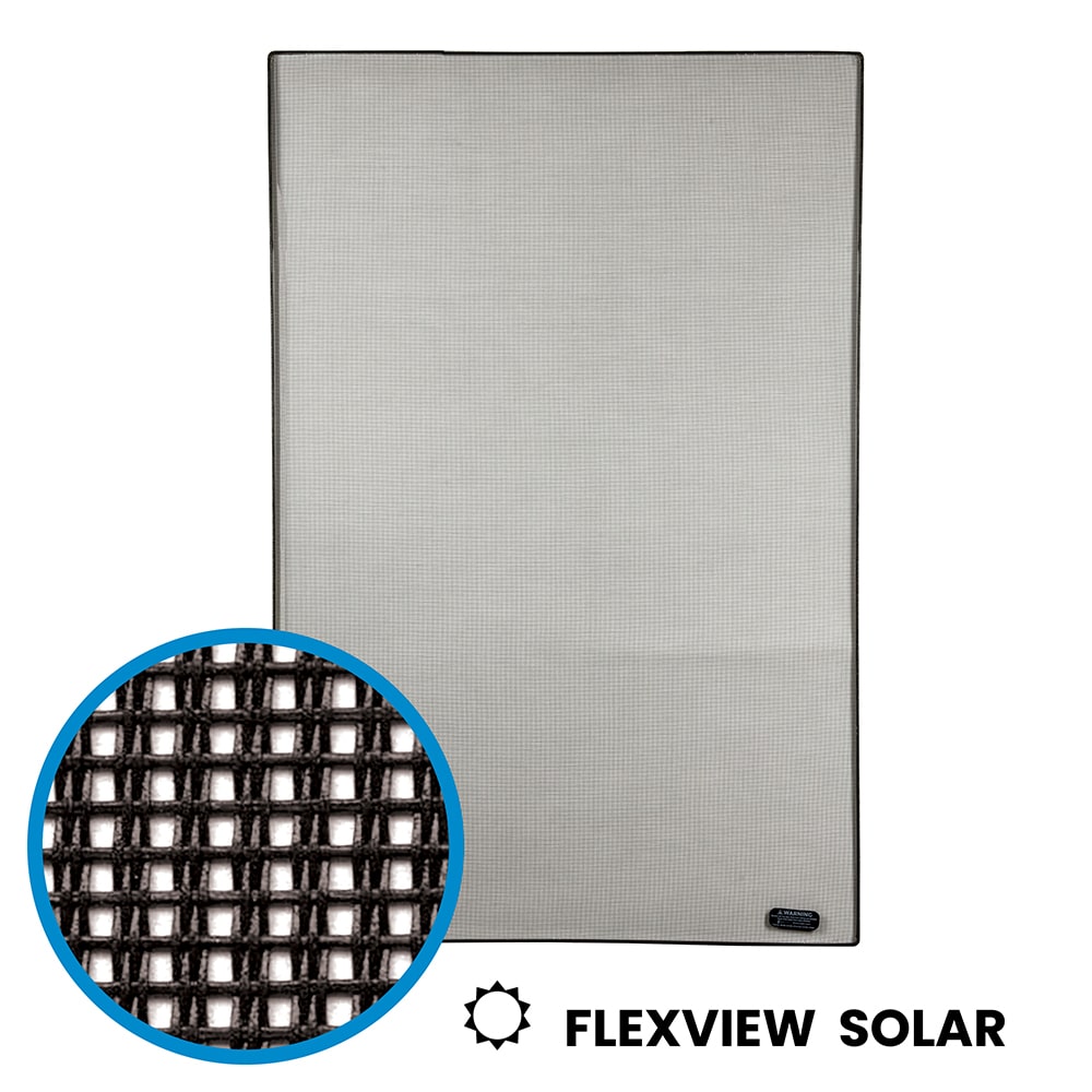 FlexScreen Custom Window Screen With Solar Ray Blocking Mesh